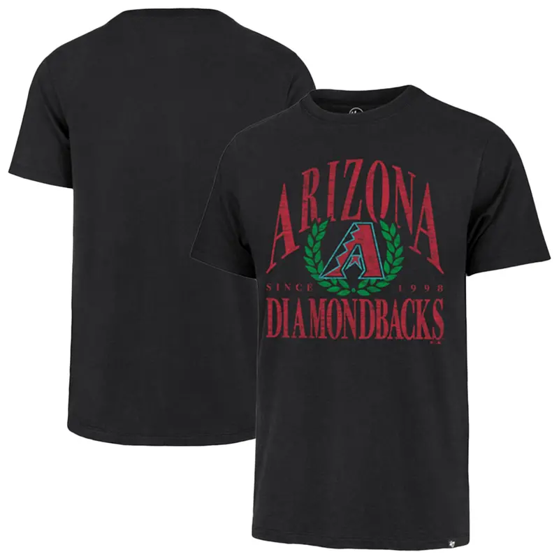 '47 Arizona Diamondbacks Pitchout Franklin Black Tee For Men 1