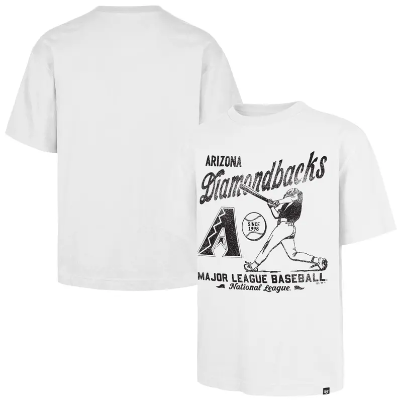 '47 Arizona Diamondbacks Regional Batter White Foundation T-Shirt For Men 1