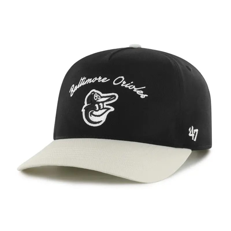 '47 Men'S Baltimore Orioles Stable Hitch Adjustable Cap In Matte Black 1