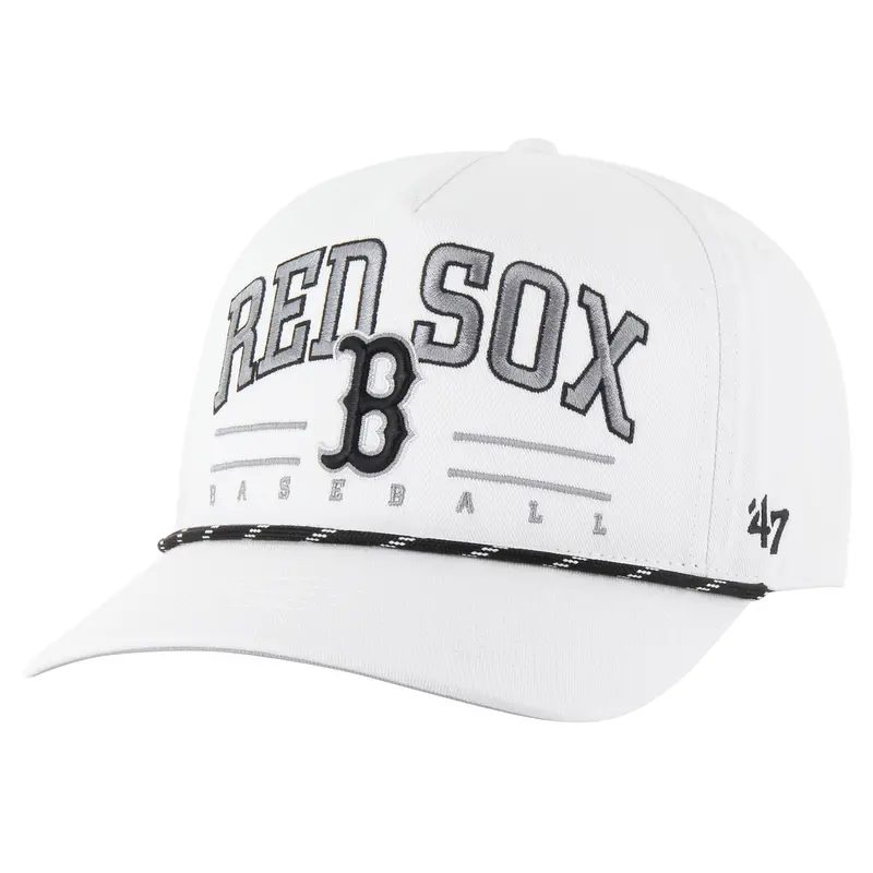 '47 Men'S Boston Red Sox White Roscoe Speckle Adjustable Hat 1