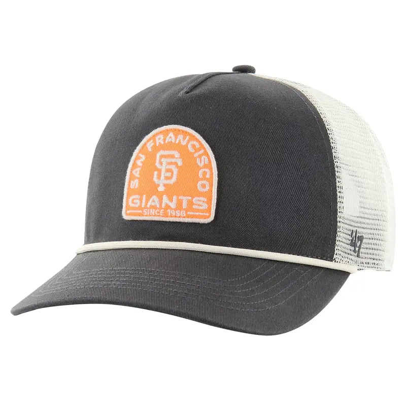 '47 San Francisco Giants Cypress Trucker Hat – Adjustable Charcoal Cap 1