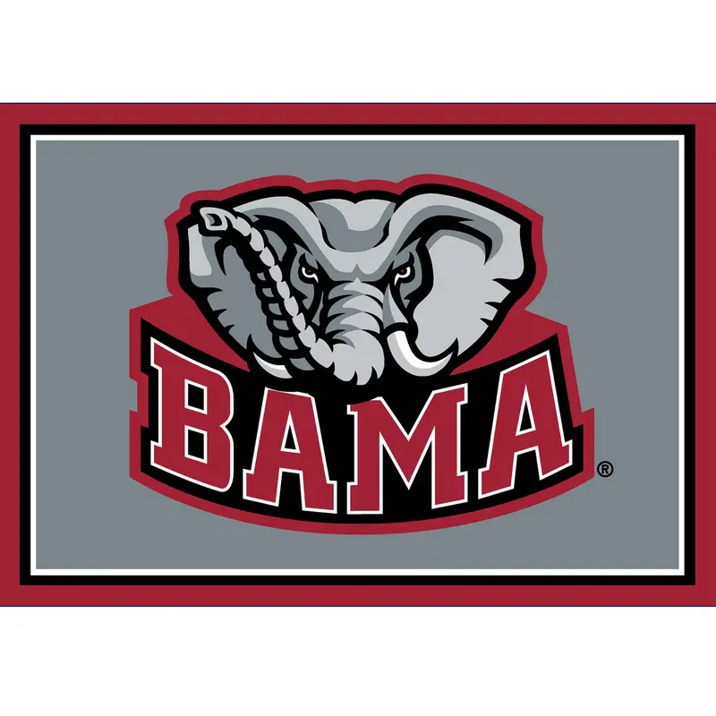 Alabama Crimson Tide 3X4 College Area Rug 1