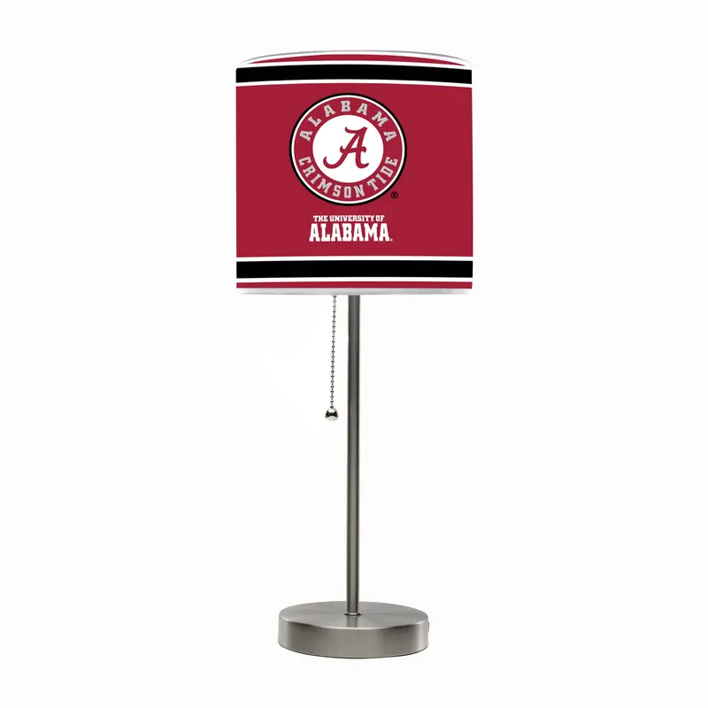 Alabama Crimson Tide Chrome Desk Lamp 1