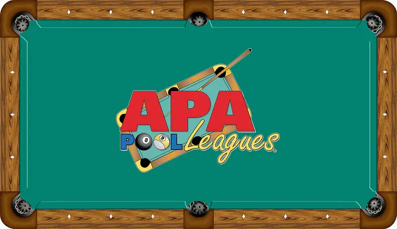 Apa Pool League Custom Pool Table Felt – Tournament-Ready Branded Billiard Cloth 1