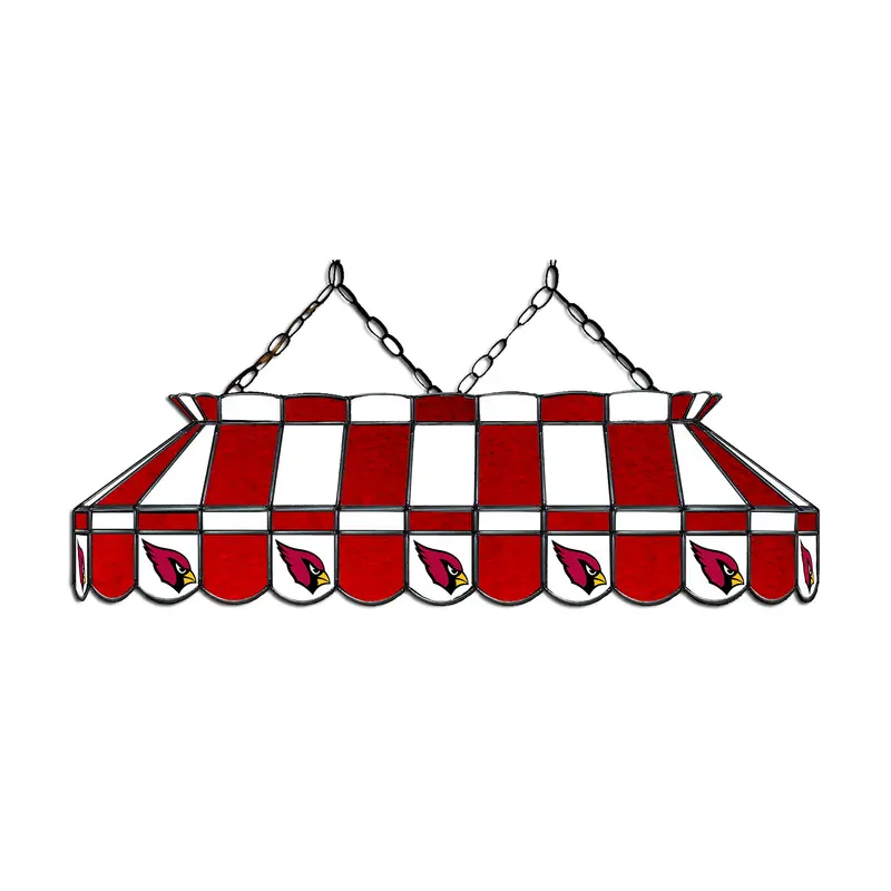 Arizona Cardinals 40-Inch Glass Pool Table Ceiling Light 1
