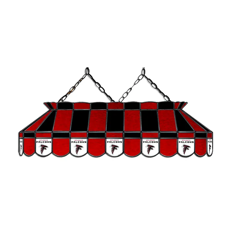 Atlanta Falcons 40-Inch Glass Billiard Room Light 1
