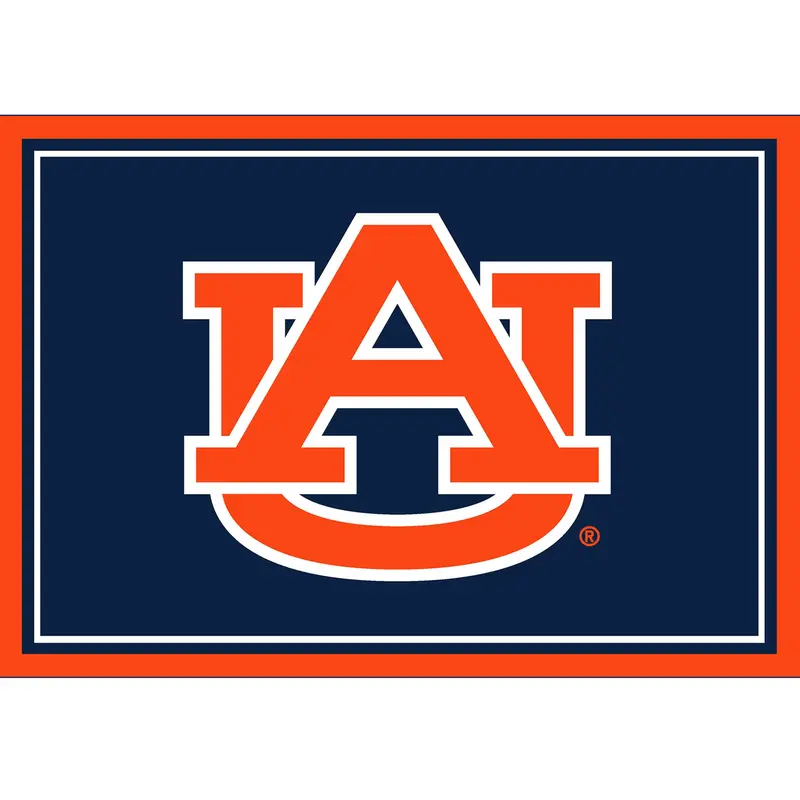 Auburn Tigers 3X4 Team Area Rug 1