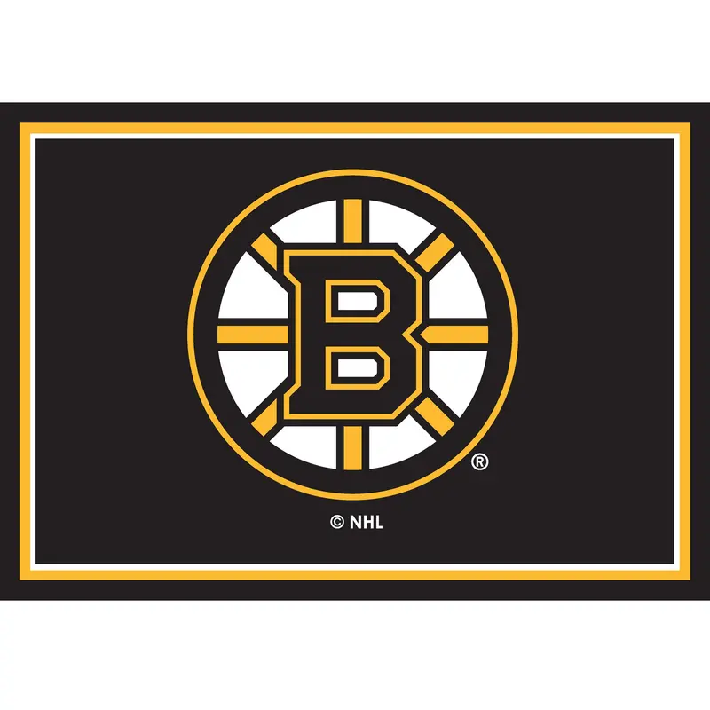 Boston Bruins 3X4 Nhl-Themed Area Rug 1