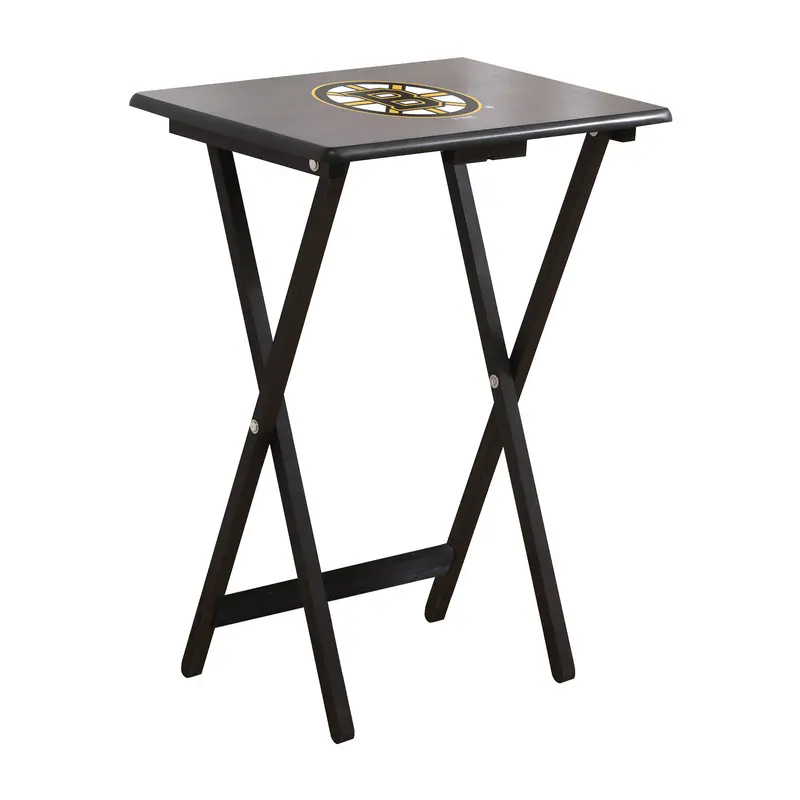Boston Bruins Folding Tv Tray With Sturdy Stand 1