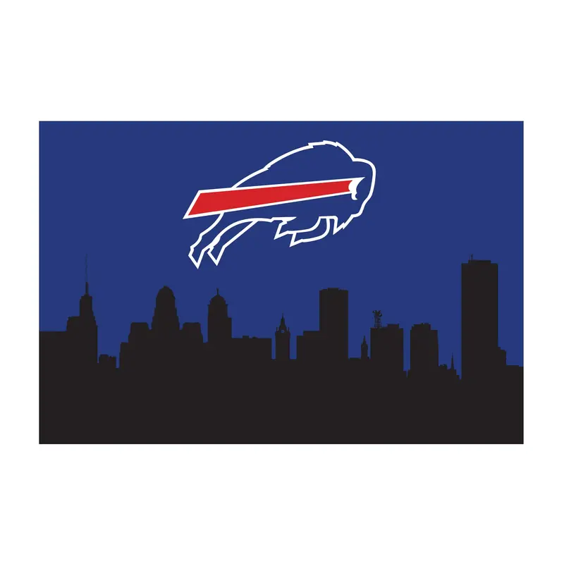 Buffalo Bills Area Rug – 2X3 Ft Hometown Floor Mat, Machine Washable 1
