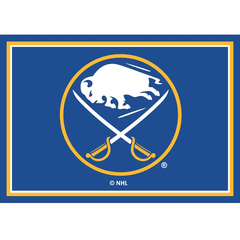 Buffalo Sabres 3X4 Rustic Indoor Area Rug 1