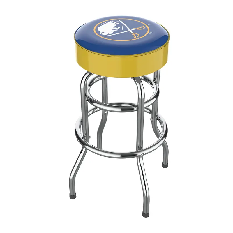 Buffalo Sabres Durable Chrome Bar Stool 1