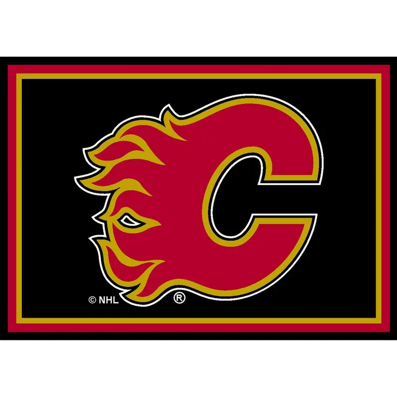 Calgary Flames Spirit Area Rug – 8 Ft X 11 Ft 1