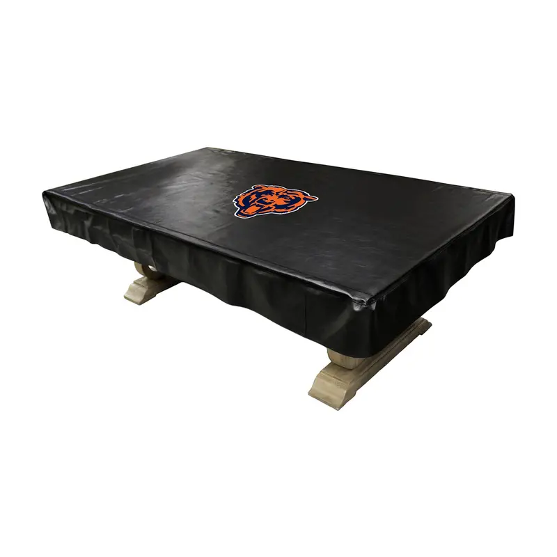 Chicago Bears 8-Foot Tear-Resistant Pool Table Cover 1
