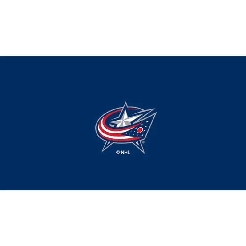 Columbus Blue Jackets 8-Foot Billiards Fabric 1