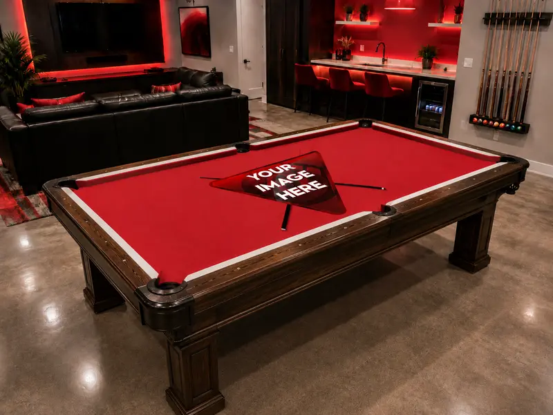 Custom Printed Pool Table Felt – Upload Your Design For 7Ft, 8Ft, Or 9Ft Billiard Tables 1