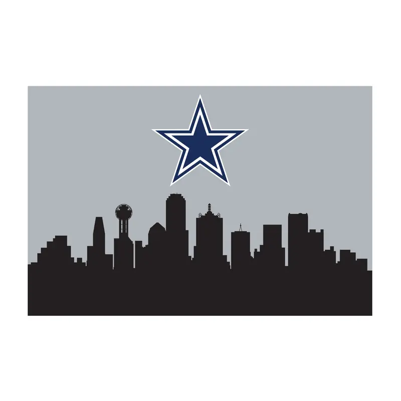 Dallas Cowboys 2X3 Spill-Proof Area Rug 1