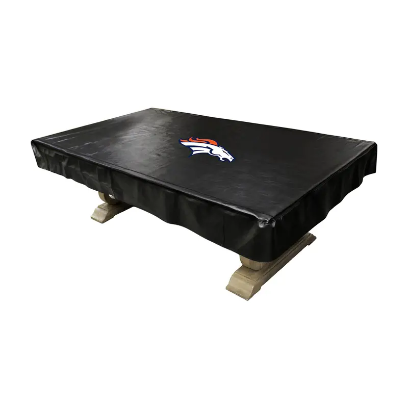 Denver Broncos 8-Foot Premium Pool Table Cover 1