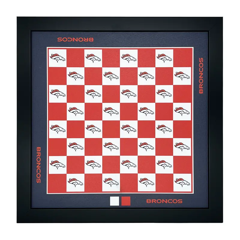 Denver Broncos Magnetic Travel Chess Set 1