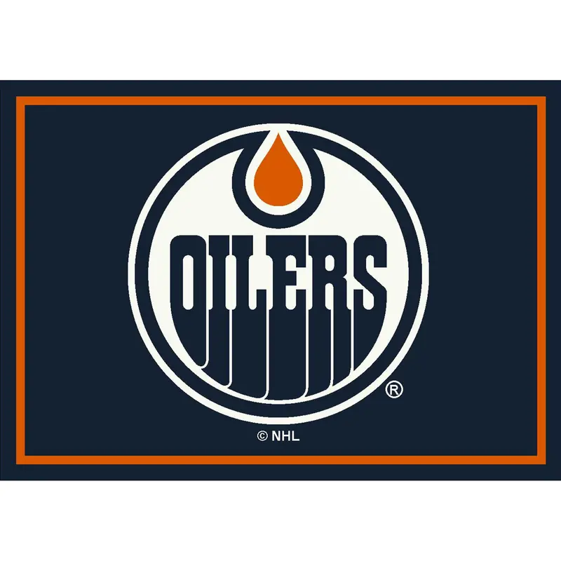 Edmonton Oilers 4X6 Foot Team Spirit Rug 1