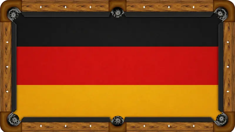German-Crafted Custom Pool Table Felt: Premium Printed Cloth For All Standard Sizes 1