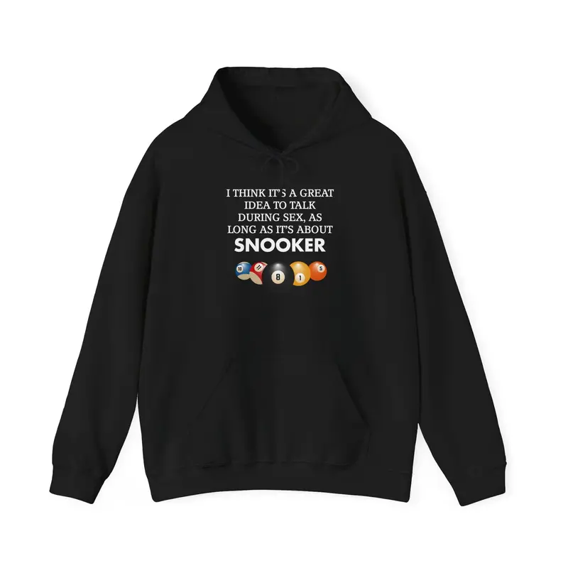 'Great Idea' Hooded Sweatshirt – Whimsical, Thought-Provoking Apparel For Billiards Enthusiasts 2