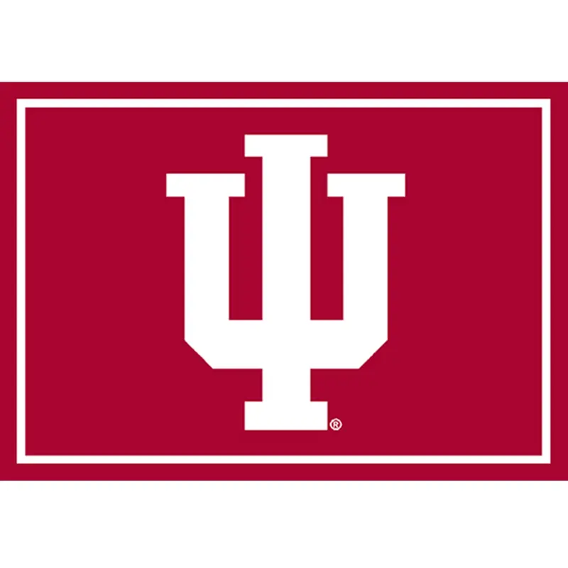 Indiana Hoosiers 3X4 College Area Rug 1