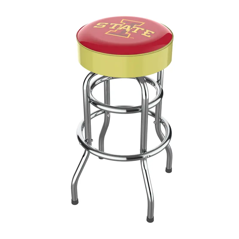 Iowa State Cyclones Chrome Bar Stools For Home Or Game Room 1