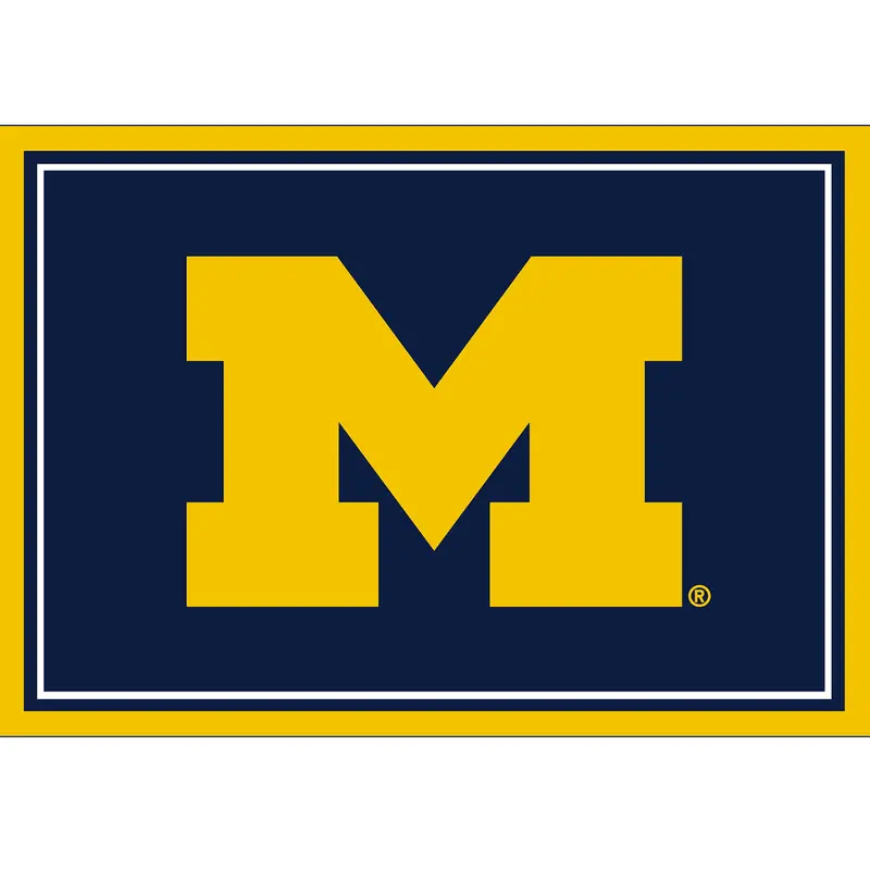 Michigan Wolverines 3X4 College Area Rug 1