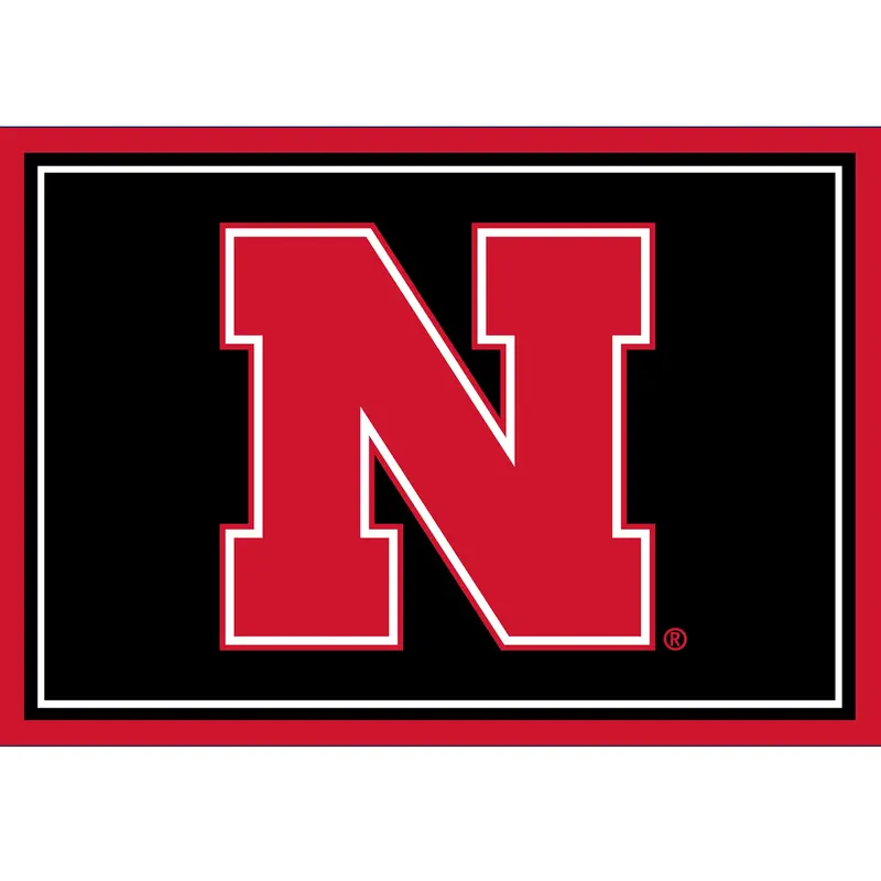 Nebraska Cornhuskers 3X4 College Area Rug 1