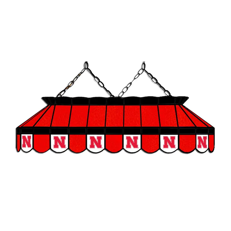 Nebraska Cornhuskers 40-Inch Glass Pub Light 1