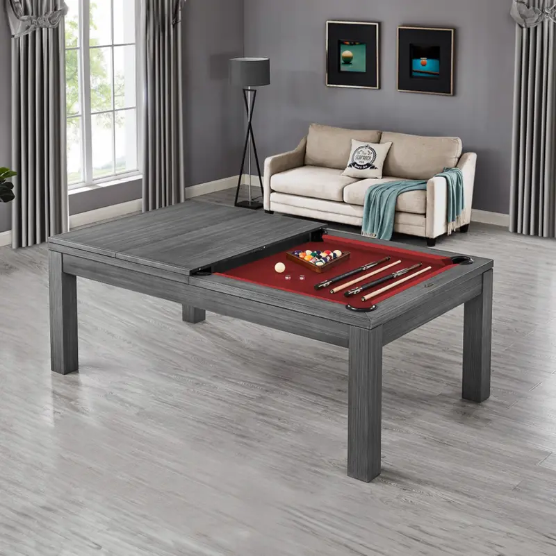 Penelope Ii Kona 8Ft Pool Table With Convertible Dining Top 1