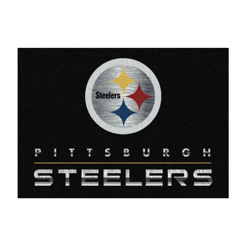 Pittsburgh Steelers Polished 4X6 Area Rug 1