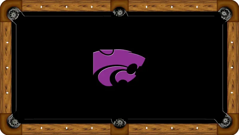 Purple Lion Head Design Pool Table Felt – Custom 7Ft To 9Ft Billiard Cloth 1