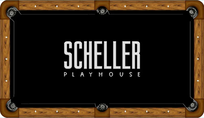 Scheller Playhouse Custom Pool Table Felt – Theatrical-Themed Printed Billiard Cloth 1