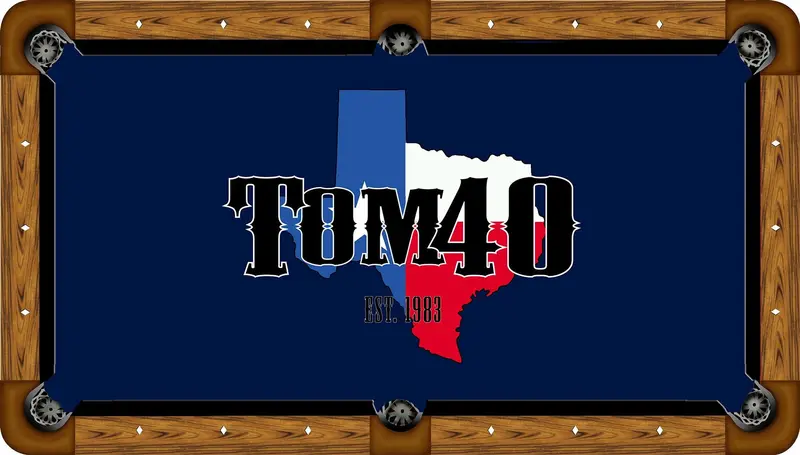Tom 40 Custom Pool Table Felt – Personalized Billiard Cloth Design 1