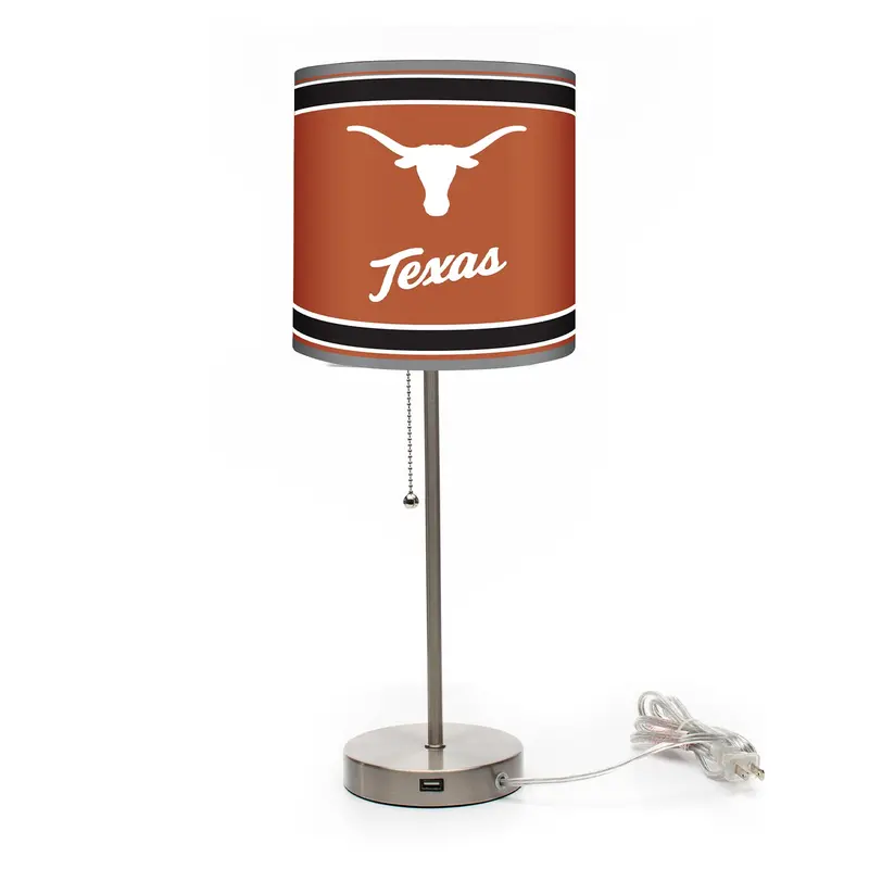 University Of Texas Chrome Desk Lamp – Collegiate Style 1
