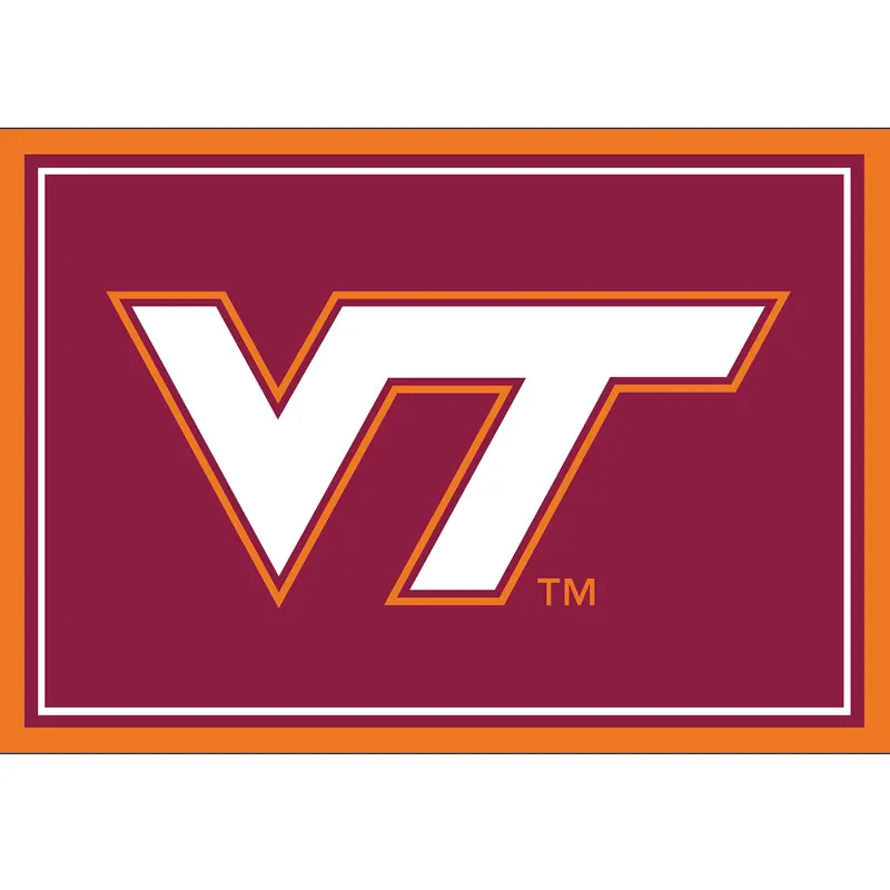 Virginia Tech Hokies 3X4 College Area Rug 1
