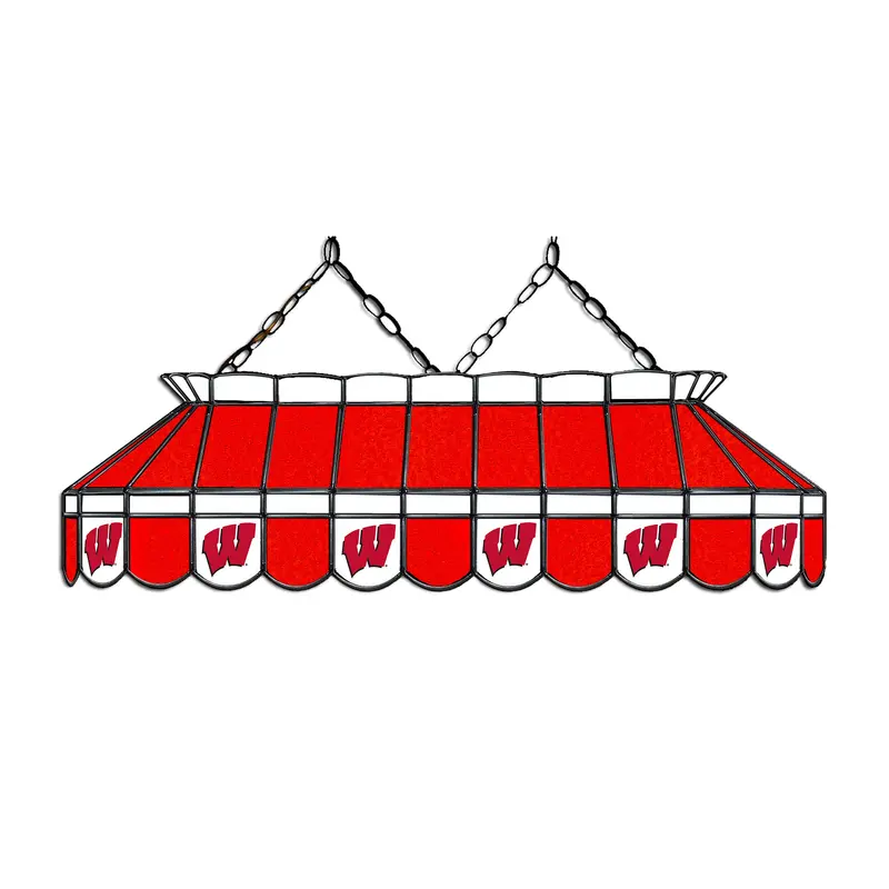 Wisconsin Badgers 40-Inch Glass Pub Light 1