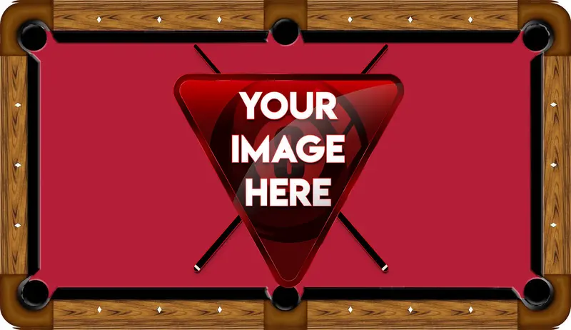 Your Name Or Artwork Custom Pool Table Felt – 7Ft, 8Ft, Or 9Ft Billiard Cloth 1