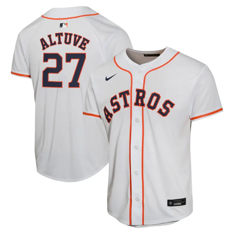 Youth Nike Jose Altuve Houston Astros White Home Jersey 1