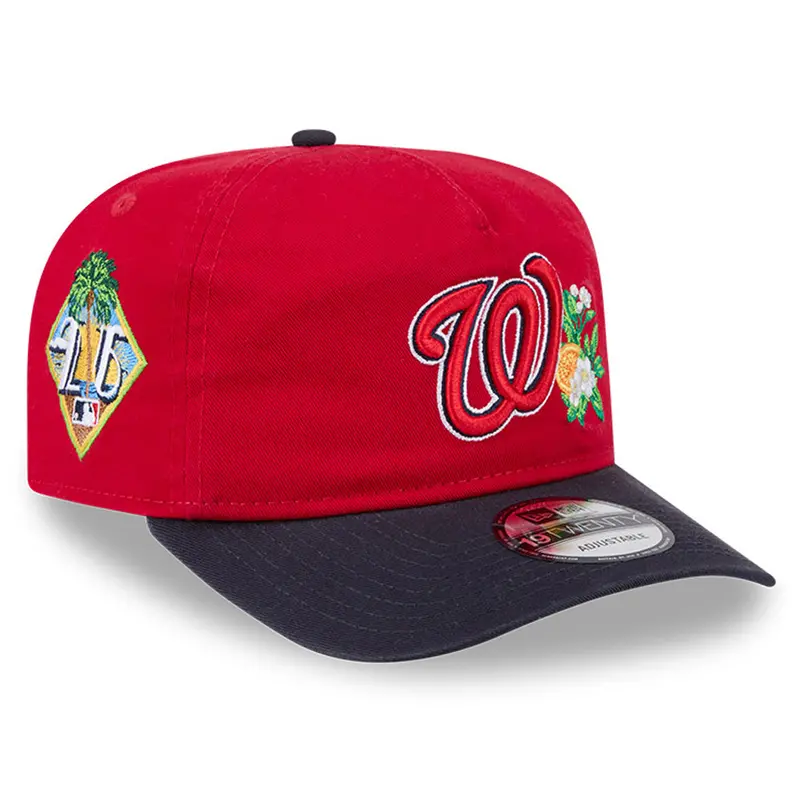 Youth Washington Nationals 2026 Spring Training Red & Black 19Twenty Adjustable Hat 1