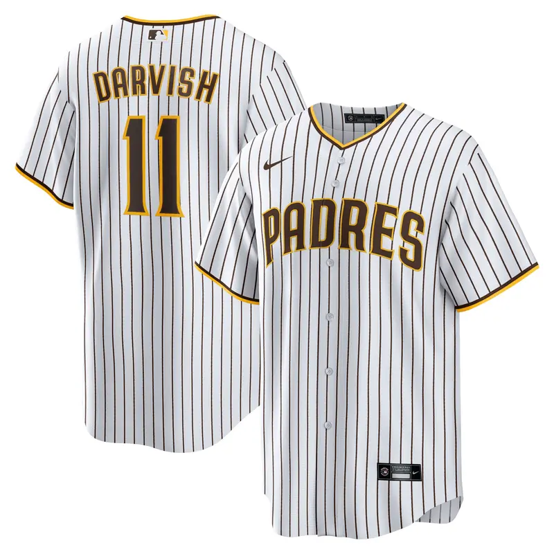 Yu Darvish White San Diego Padres Home Replica Jersey – Nike Authentic Player Fit 1